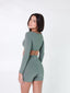 CoreLuxe Long Sleeve Top - Moss Green