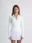 Cloud Stride Zip Up Jacket - White