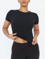 Cloud Fitted Tee - Black