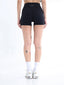 Cloud Hidden Scrunch Shorts - Black
