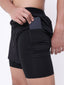 Stride Men's Running Shorts - Black