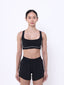 FitLuxe Stride Sports Bra - Black