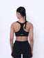 FitLuxe Stride Sports Bra - Black