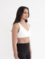 FitLuxe Cora Sports Bra - White