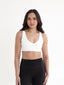 FitLuxe Cora Sports Bra - White
